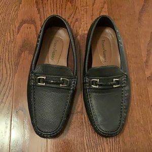 Men’s Franco Vanucci Casual Black Loafers